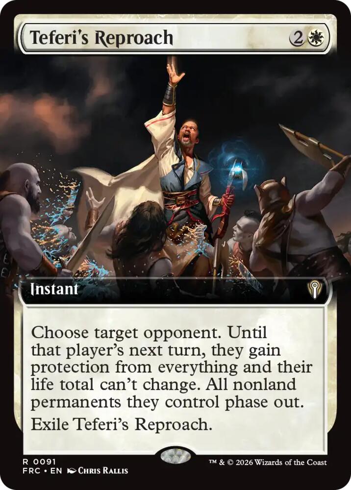 Teferi's Reproach (Extended Art), Commander: Reality Fracture 91