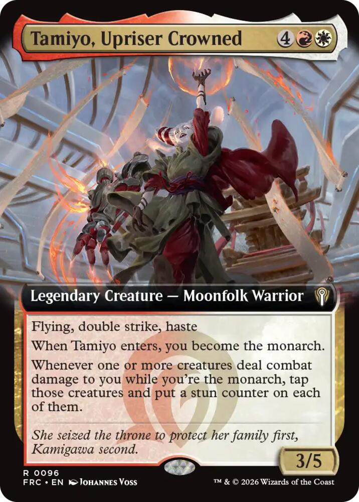 Tamiyo, Upriser Crowned (Extended Art), Commander: Reality Fracture 96
