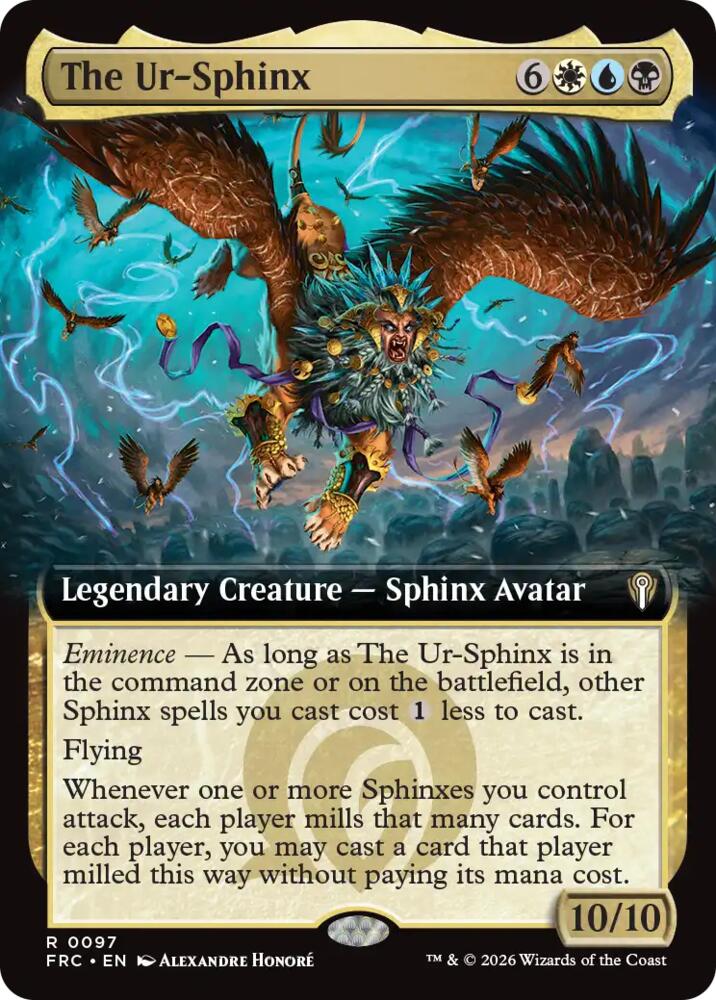 The Ur-Sphinx (Extended Art), Commander: Reality Fracture 97
