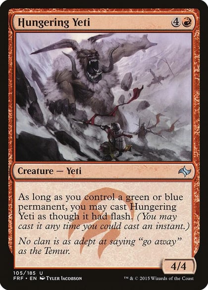 Hungering Yeti, Fate Reforged 105