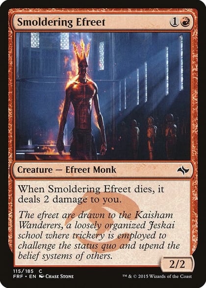 Smoldering Efreet, Fate Reforged 115