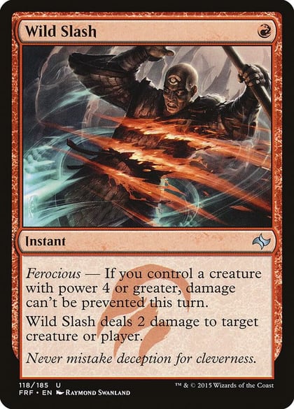 Wild Slash, Fate Reforged 118