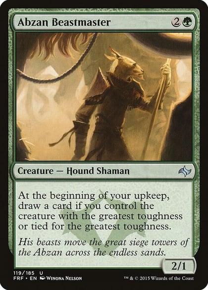 Abzan Beastmaster, Fate Reforged 119