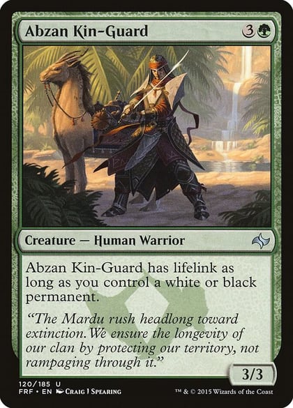 Abzan Kin-Guard, Fate Reforged 120
