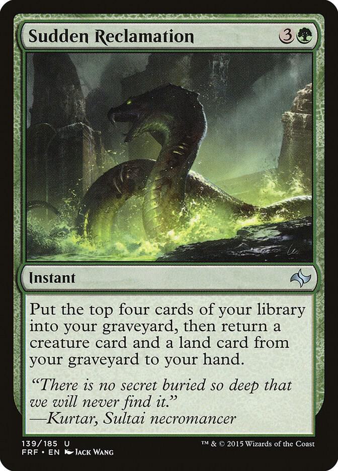 Sudden Reclamation, Fate Reforged 139