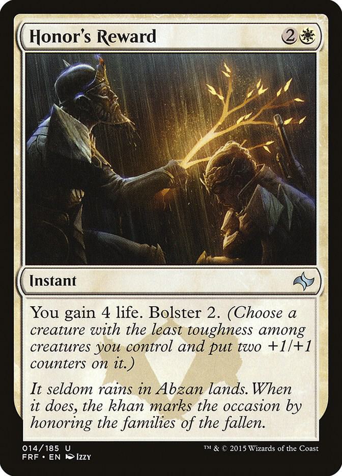 Honor's Reward, Fate Reforged 14