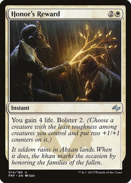 Honor's Reward, Fate Reforged 14