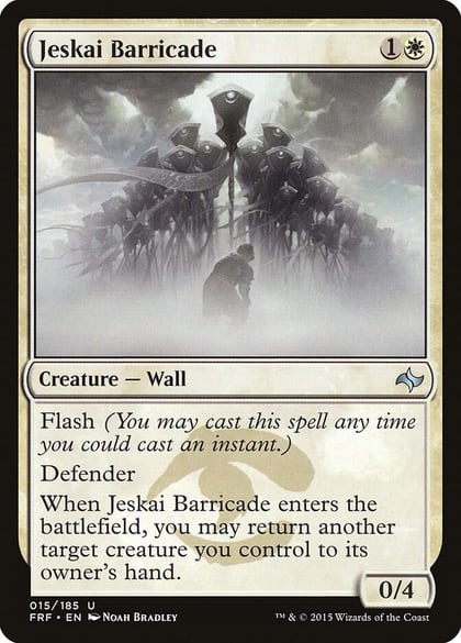 Jeskai Barricade, Fate Reforged 15