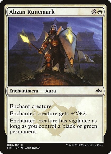 Abzan Runemark, Fate Reforged 3