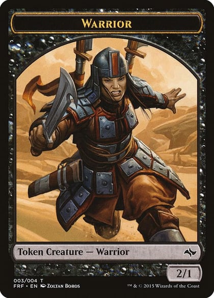 Warrior Token, Fate Reforged 3