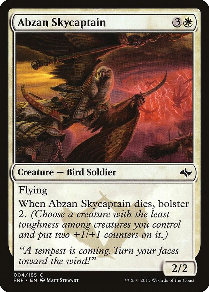 Abzan Skycaptain, Fate Reforged 4