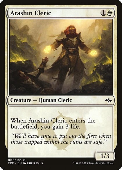 Arashin Cleric, Fate Reforged 5