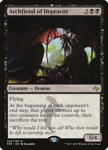 Archfiend of Depravity, Fate Reforged 62
