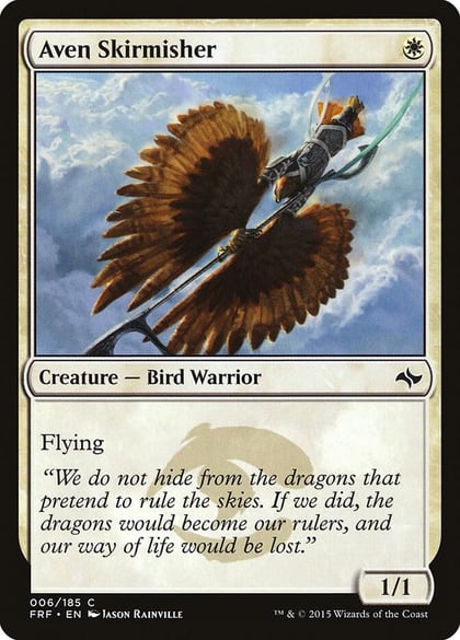 Aven Skirmisher, Fate Reforged 6