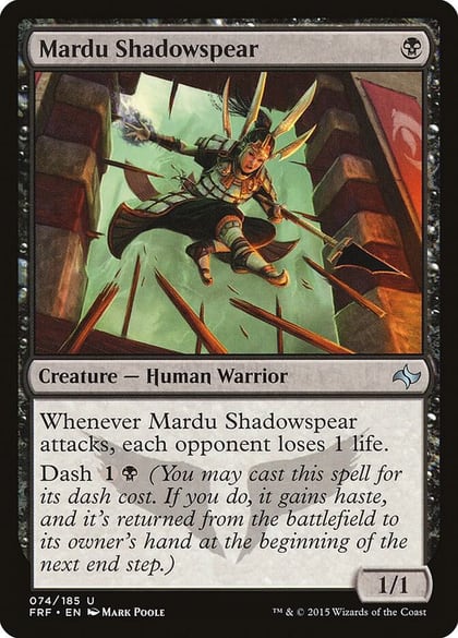 Mardu Shadowspear, Fate Reforged 74