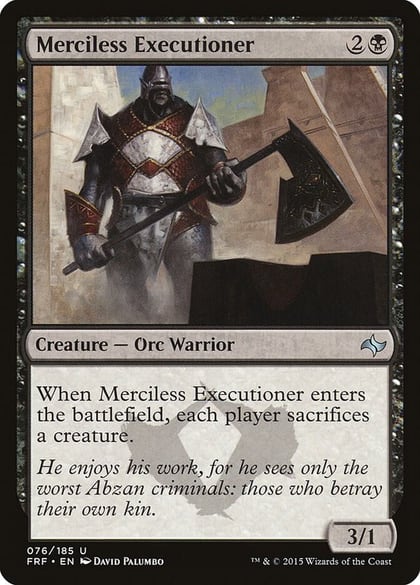 Merciless Executioner, Fate Reforged 76
