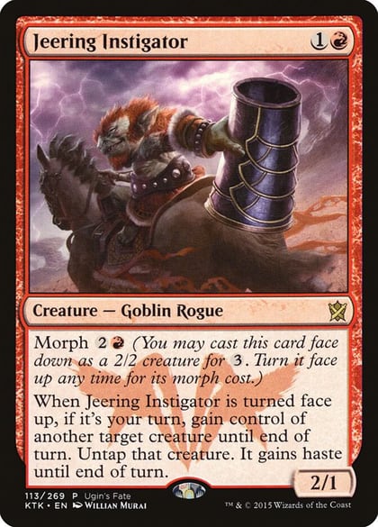 Jeering Instigator, Ugin's Fate Promos 113