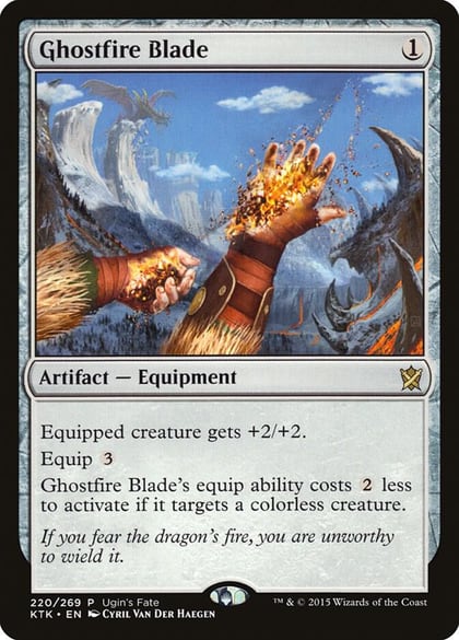Ghostfire Blade, Ugin's Fate Promos 220