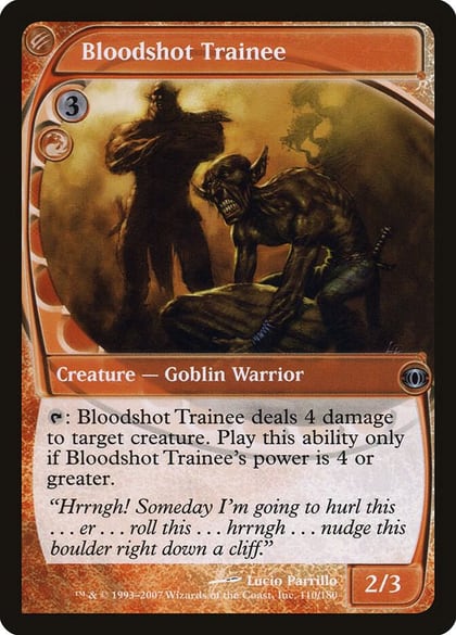 Bloodshot Trainee, Future Sight 110