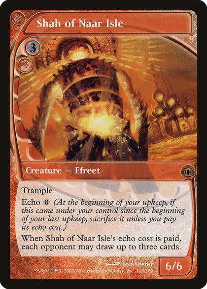 Shah of Naar Isle, Future Sight 119