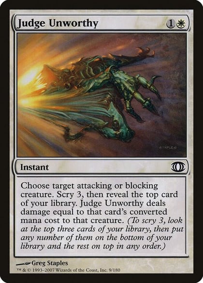 Judge Unworthy, Future Sight 9