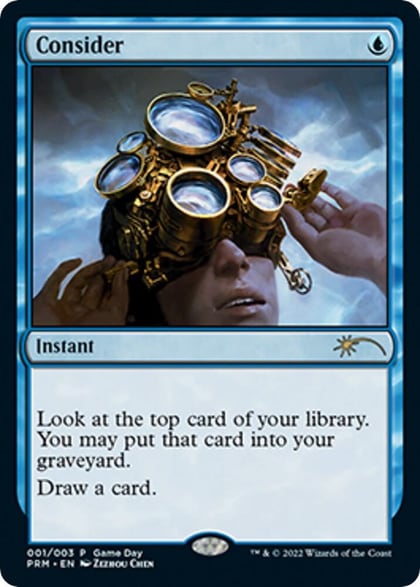 Consider, Game Day & Store Championship Promos 1