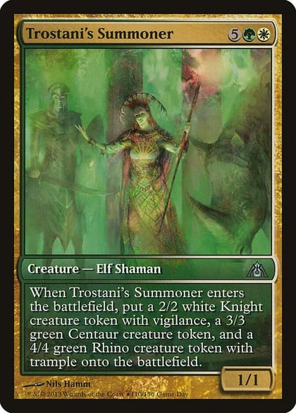 Trostani's Summoner, Game Day & Store Championship Promos 110