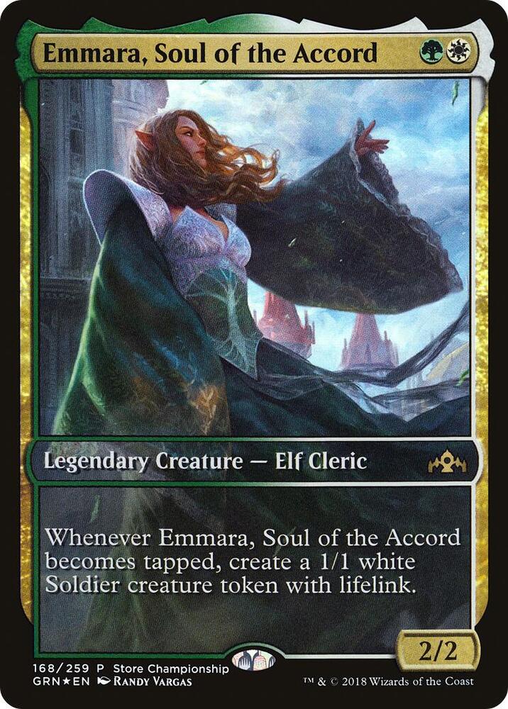 Emmara, Soul of the Accord, Game Day & Store Championship Promos 168