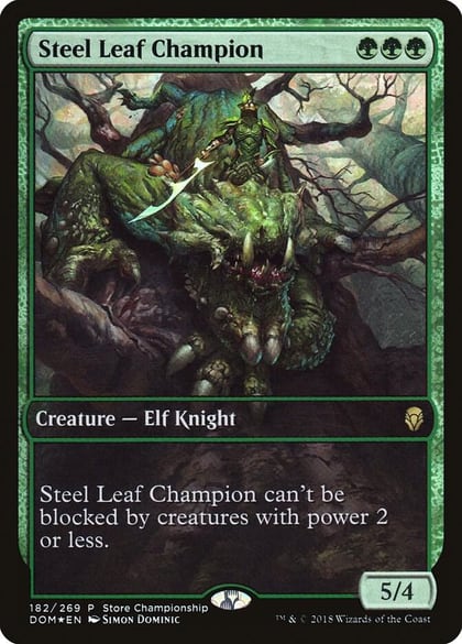 Steel Leaf Champion, Game Day & Store Championship Promos 182