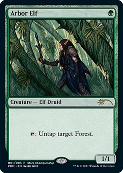 Arbor Elf, Game Day & Store Championship Promos 1