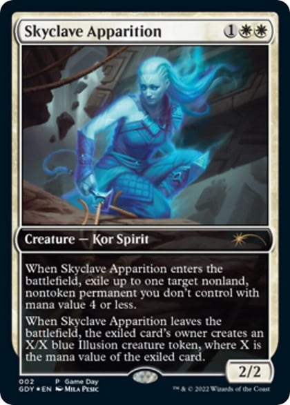 Skyclave Apparition, Game Day & Store Championship Promos 2