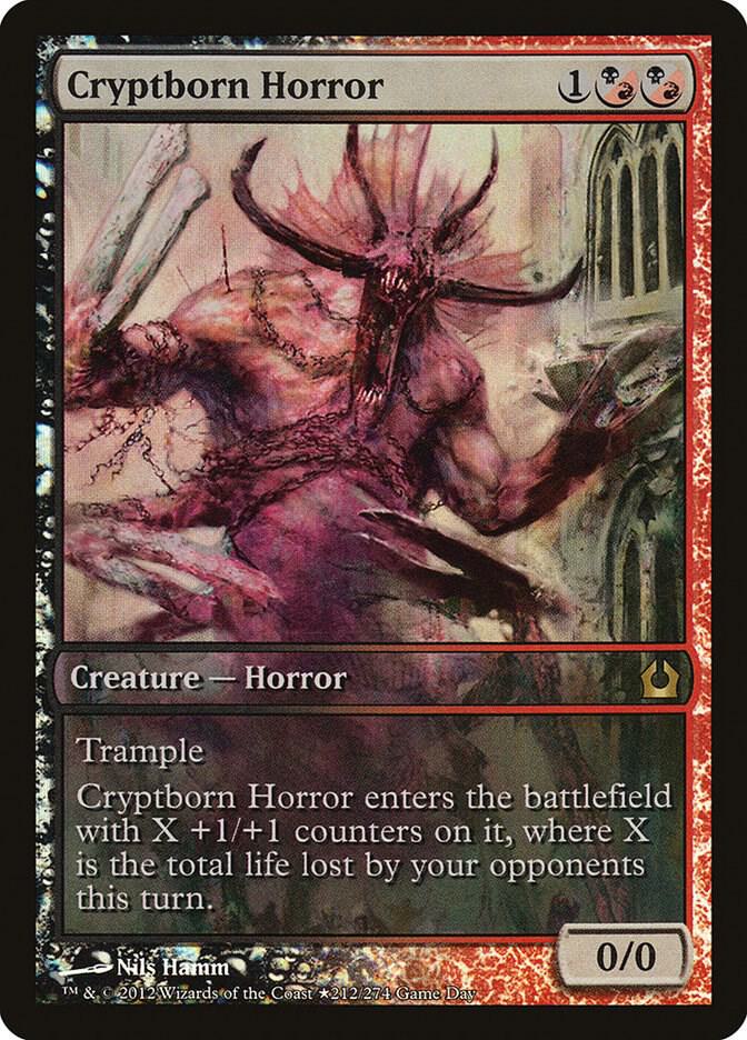 Cryptborn Horror, Game Day & Store Championship Promos 212