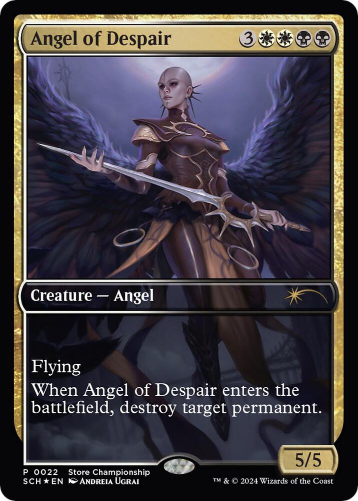 Angel of Despair, Game Day & Store Championship Promos 22