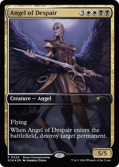 Angel of Despair, Game Day & Store Championship Promos 22