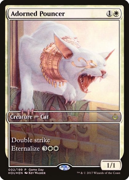 Adorned Pouncer, Game Day & Store Championship Promos 2