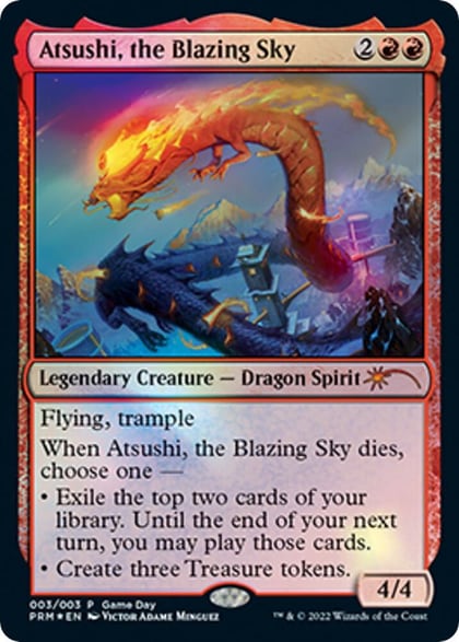 Atsushi, the Blazing Sky, Game Day & Store Championship Promos 3