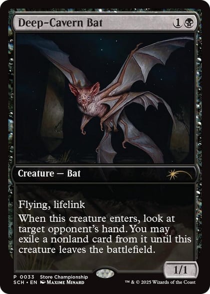 Deep-Cavern Bat, Game Day & Store Championship Promos 33