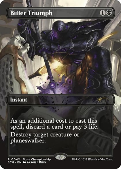 Bitter Triumph, Game Day & Store Championship Promos 42