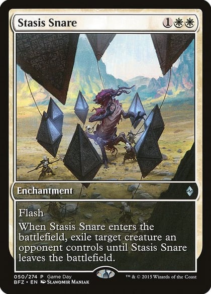 Stasis Snare, Game Day & Store Championship Promos 50