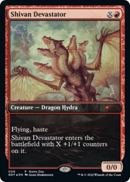 Shivan Devastator, Game Day & Store Championship Promos 6