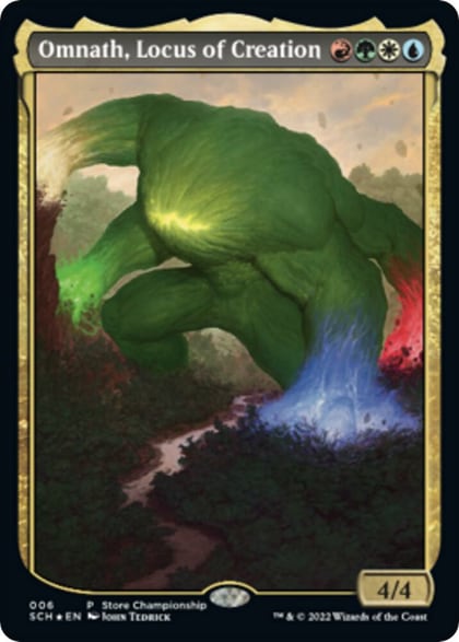 Omnath, Locus of Creation, Game Day & Store Championship Promos 6