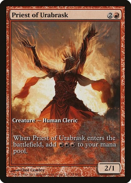 Priest of Urabrask, Game Day & Store Championship Promos 74