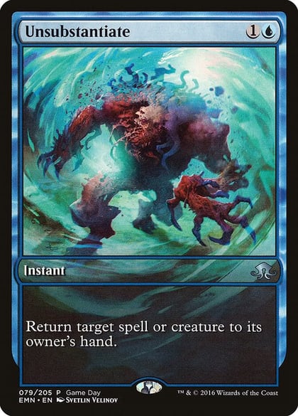 Unsubstantiate, Game Day & Store Championship Promos 79