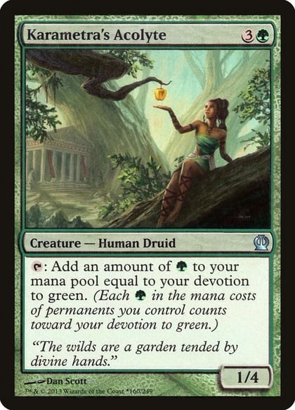 Karametra's Acolyte, Gift Boxes and Promos 160