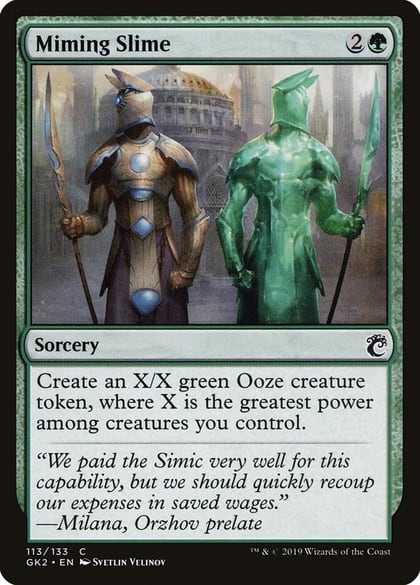 Miming Slime, Ravnica Allegiance: Guild Kits 113
