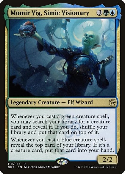 Momir Vig, Simic Visionary, Ravnica Allegiance: Guild Kits 119
