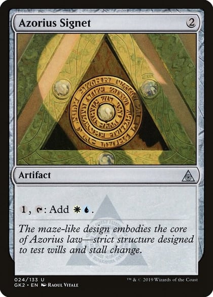 Azorius Signet, Ravnica Allegiance: Guild Kits 24
