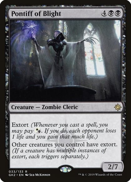 Pontiff of Blight, Ravnica Allegiance: Guild Kits 33