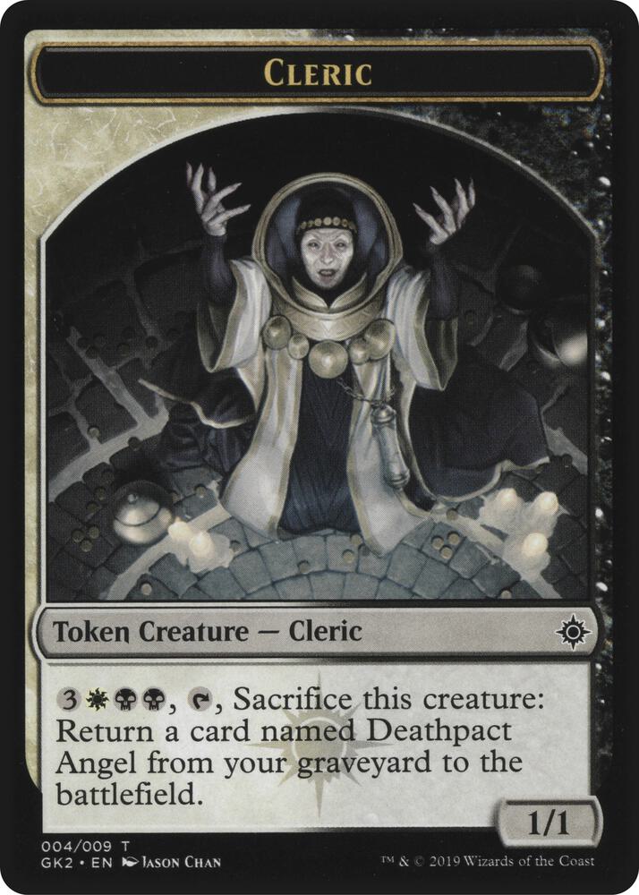 Cleric // Treasure Double-Sided Token, Ravnica Allegiance: Guild Kits 4 // 12