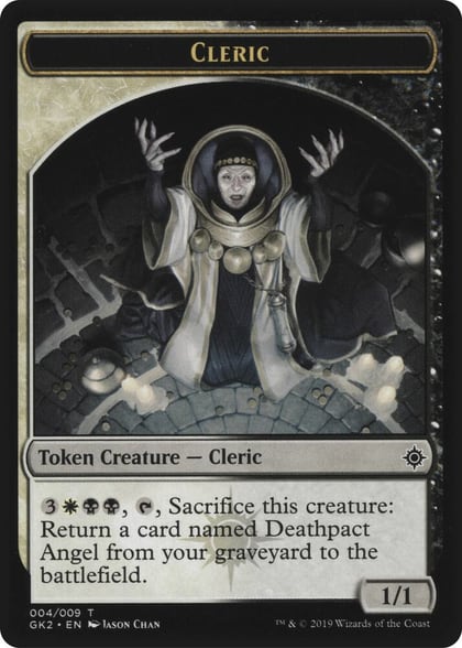 Cleric // Treasure Double-Sided Token, Ravnica Allegiance: Guild Kits 4 // 12